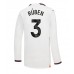 Manchester City Ruben Dias #3 Voetbalkleding Uitshirt 2023-24 Lange Mouwen